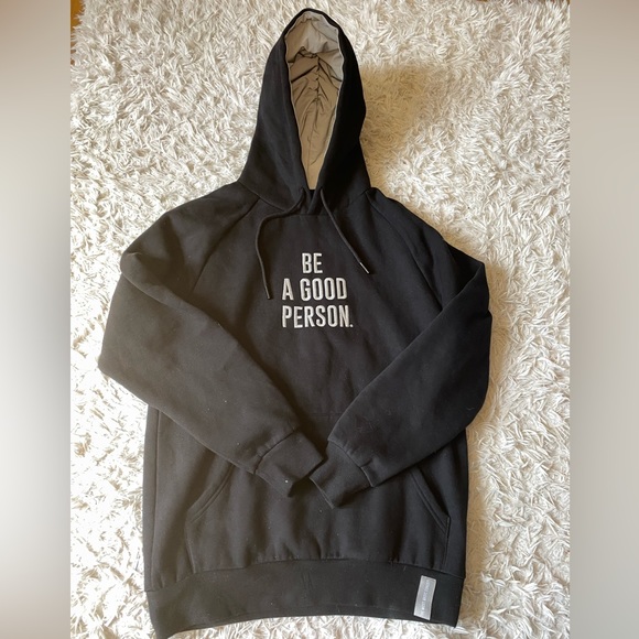 Be a good person black hoodie - Picture 1 of 5